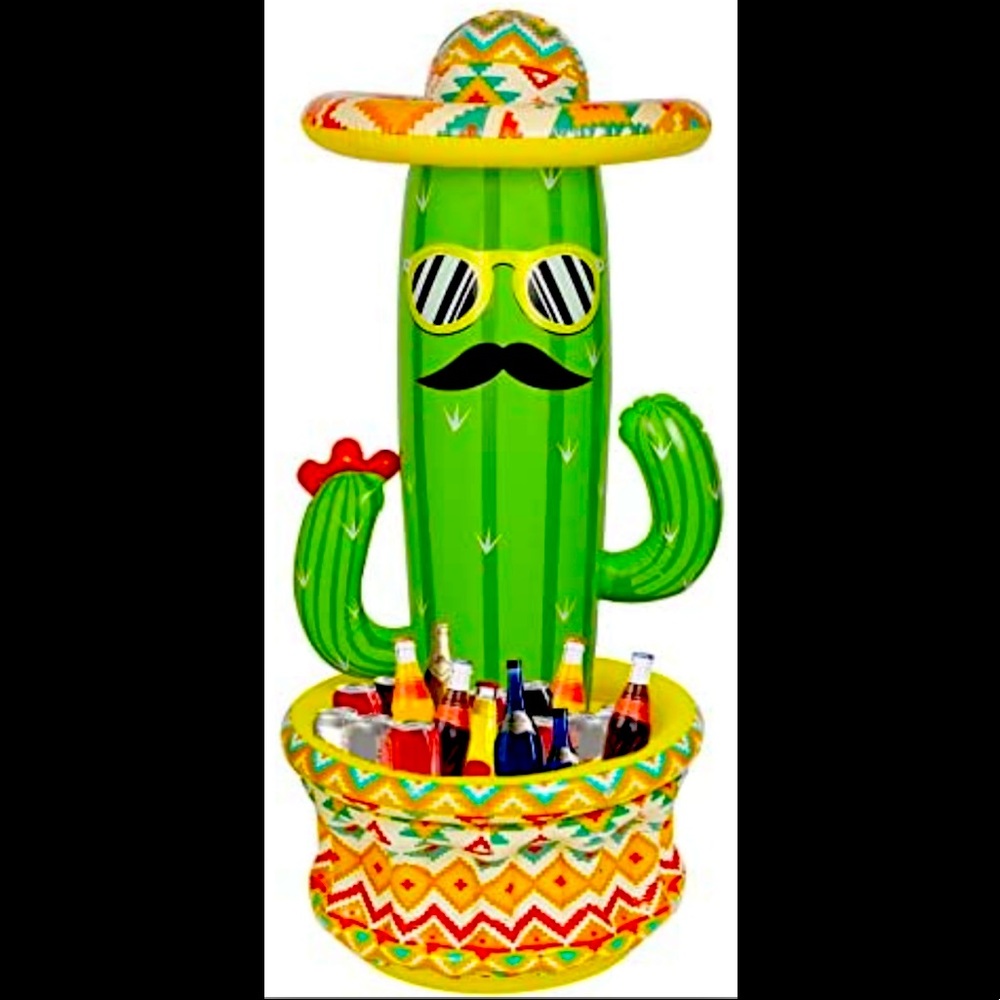 Inflatable cactus water cooler NWT